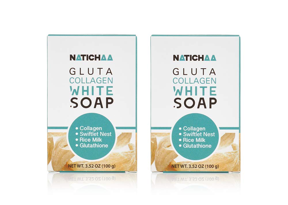 Glutathione Collagen White Soap 2 Pack Reduce Wrinkles