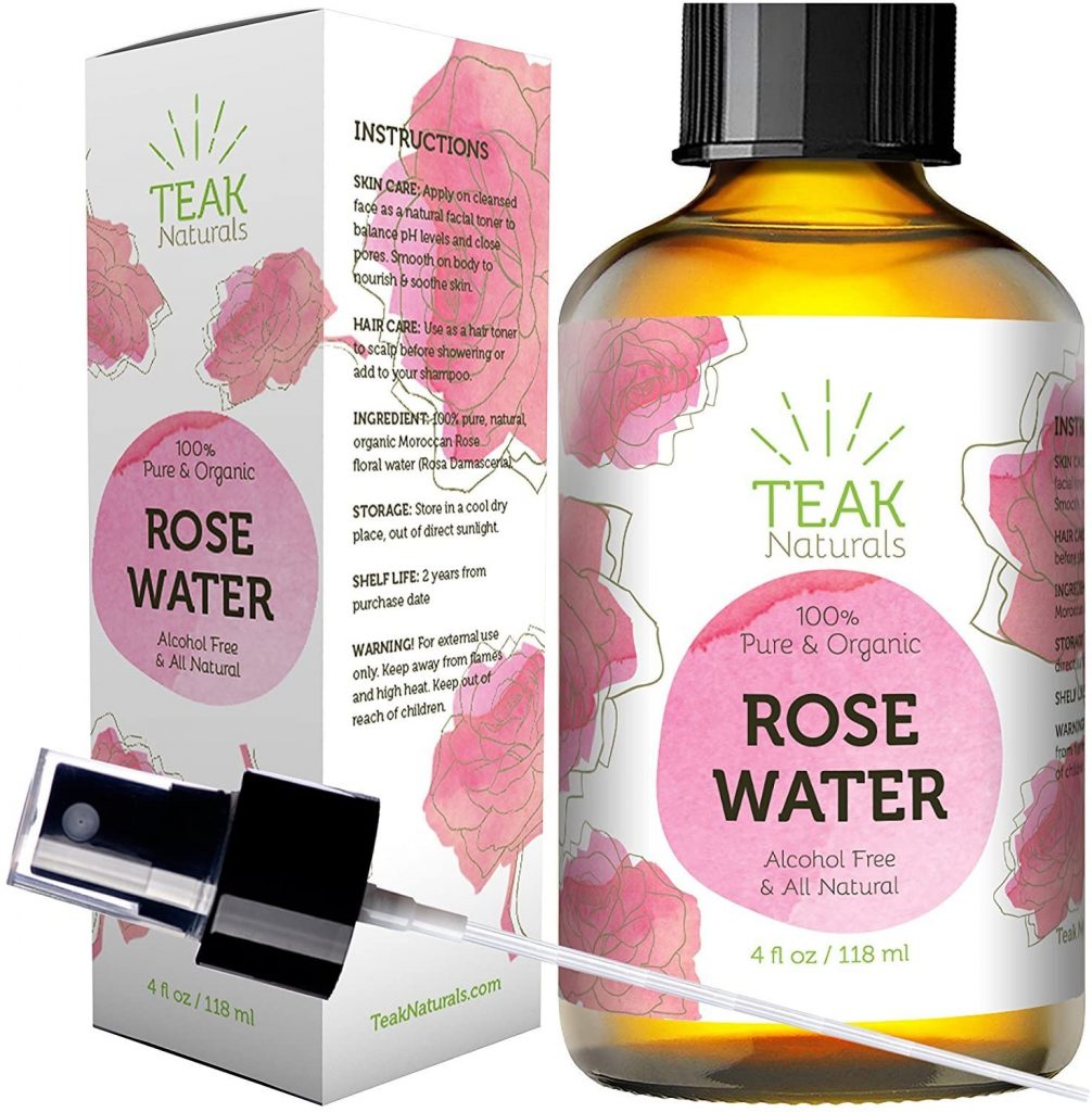 Teak Naturals Toner With Rose Water
